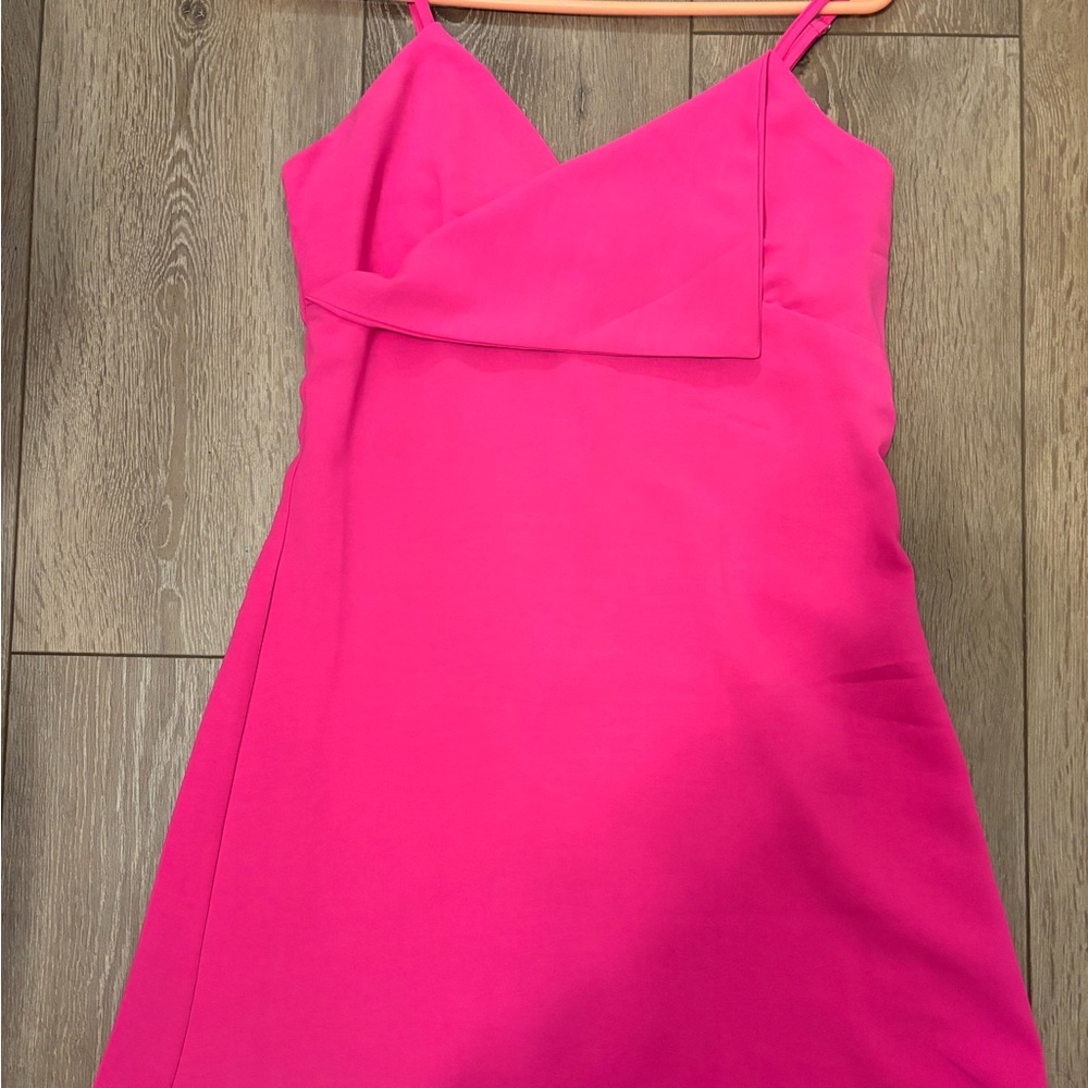 Hot pink mini dress size medium